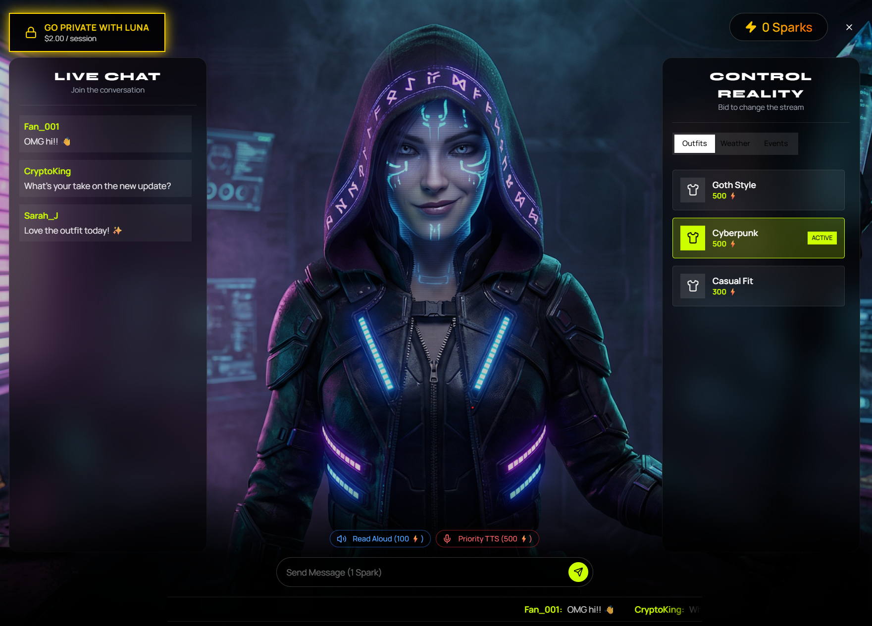 Luna - Cyberpunk Hacker
